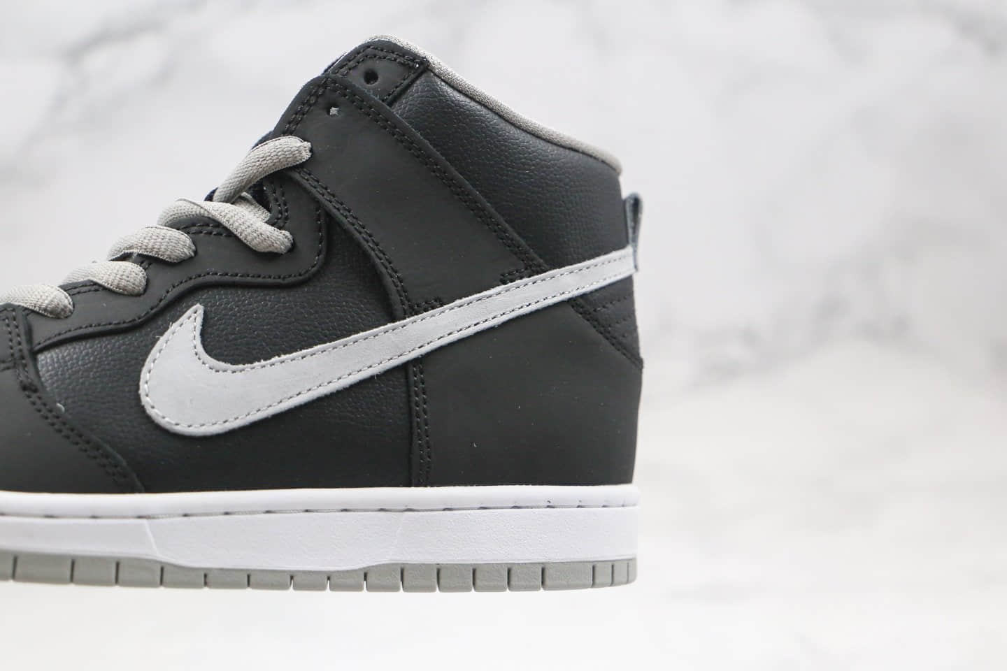 耐克Nike SB Dunk High J-Pack “Shadow”公司级版本高帮SB板鞋影子灰内置气垫 货号:854851-067