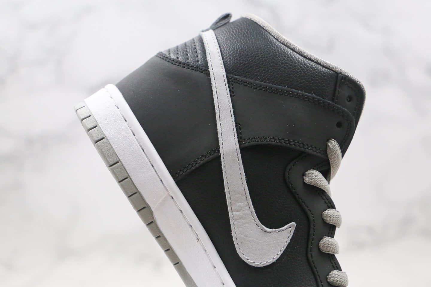 耐克Nike SB Dunk High J-Pack “Shadow”公司级版本高帮SB板鞋影子灰内置气垫 货号:854851-067