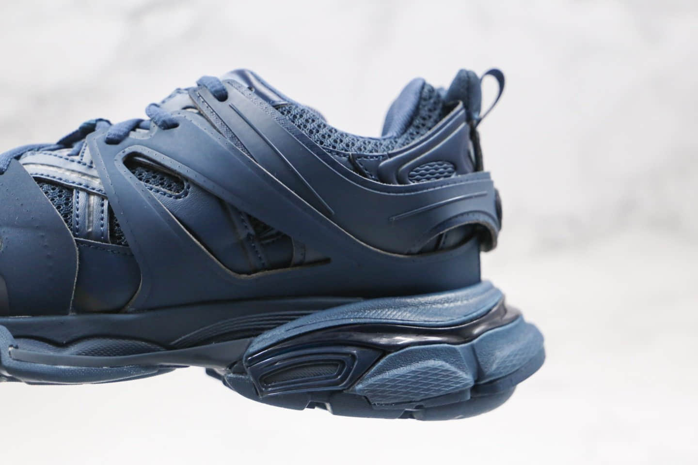 巴黎世家Balenciaga Sneaker Tess s.Gomma MAILLE WHITE ORANGE纯原版本复古老爹鞋3.0午夜蓝色原盒配件齐全