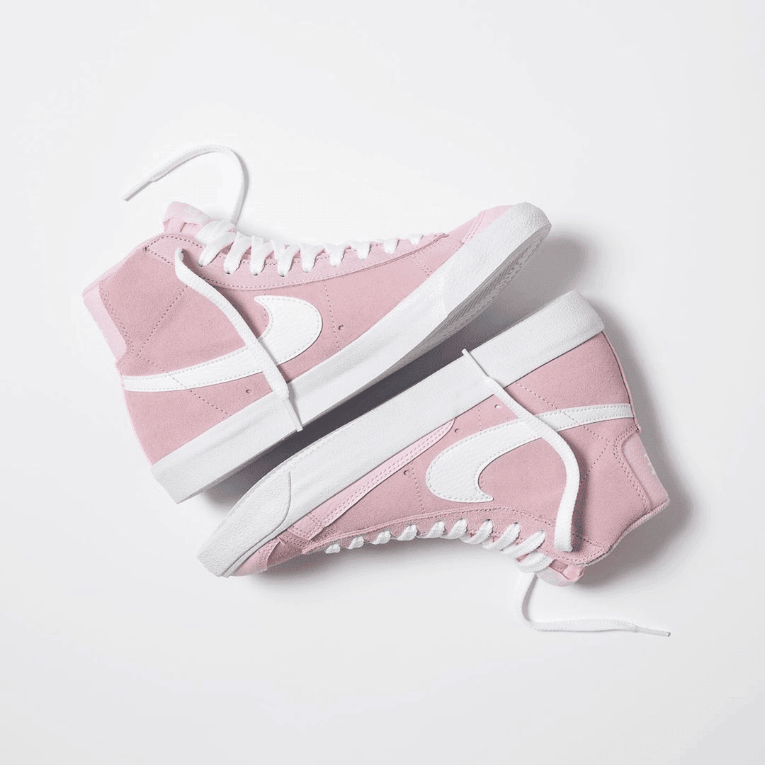 小姐姐必看！樱花粉 Nike Blazer Mid现已发售！