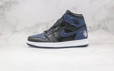 乔丹Air Jordan 1Retro High OG Spizike Fort Greene纯原版本高帮AJ1斯派克李头像黑蓝色原档案数据开发正确后跟定型 货号：705588-550