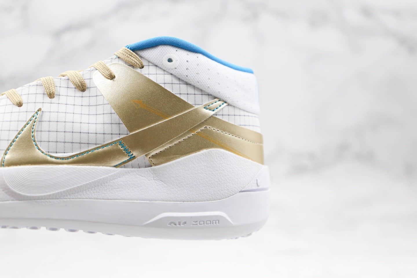 耐克Nike Zoom KD13 EP纯原版本杜兰特13代篮球鞋白金色内置气垫支持实战 货号:CI9948-901