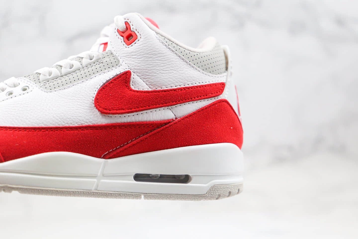 乔丹Air jordan 3 Tanker纯原版本白红色换钩AJ3篮球鞋内置气垫原盒原标 货号:CJ0939-100