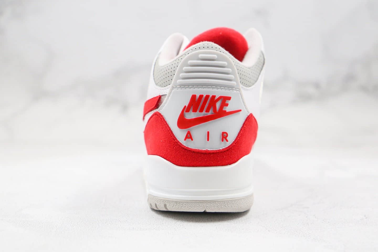 乔丹Air jordan 3 Tanker纯原版本白红色换钩AJ3篮球鞋内置气垫原盒原标 货号:CJ0939-100