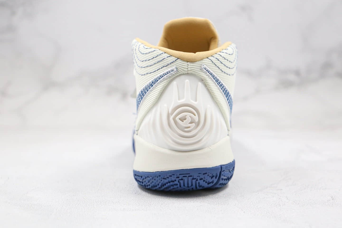 耐克Nike KYBRID S2 EP纯原版本欧文456融合款米白蓝色篮球鞋原盒原标原档案数据开发 货号：DA6706-100