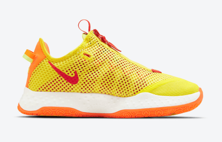 Nike PG 4泡椒配色来袭！还有“泡椒桶”！ 货号：CD5082-601