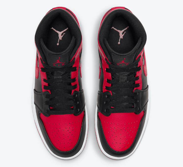 经典黑红装扮！小禁穿AJ1即将发售！ 货号：554724-074