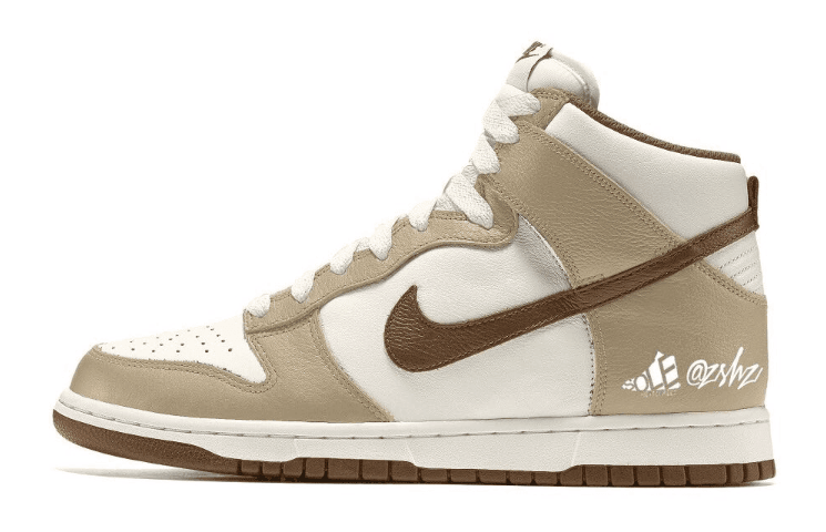 奶茶热可可!全新Nike Dunk High首度曝光!明年8月登场! 货号:DH5348-100