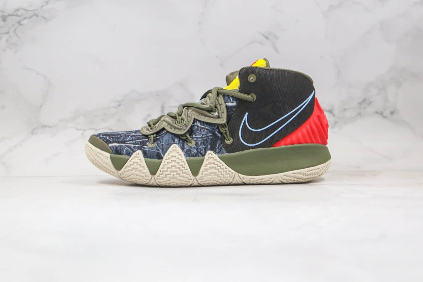 耐克Nike KYBRID S2 EP Mes纯原版本欧文S2篮球鞋阴阳鸳鸯配色内置气垫支持实战 货号：CT1971-902