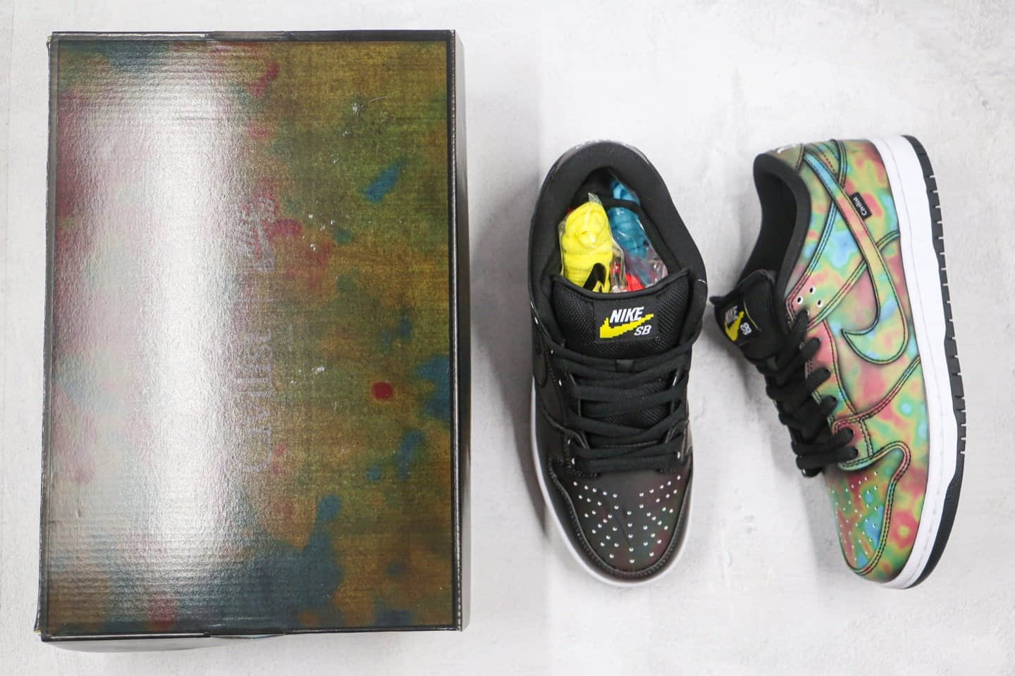 耐克Nike Dunk Low Pro SB QS Thermography x Civilist纯原版本低帮SB DUNK温变热成像板鞋原盒配件齐全 货号:CZ5123-001