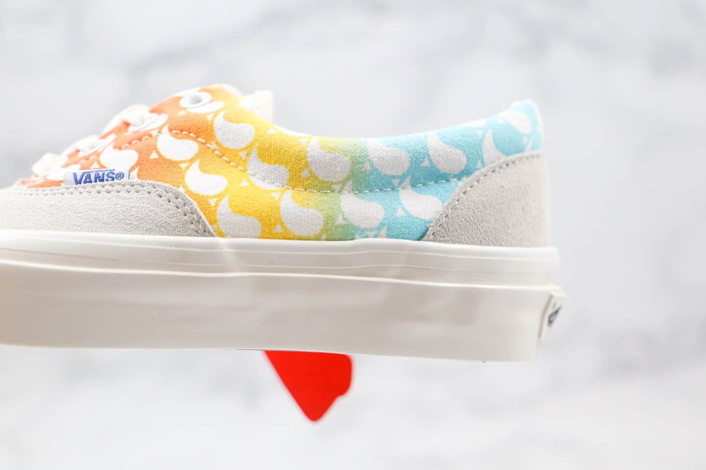 万斯Free & Easy x Vans OG Era LX公司级版本冲浪系列低帮板鞋加州海岸渐变蓝橙色原盒原标