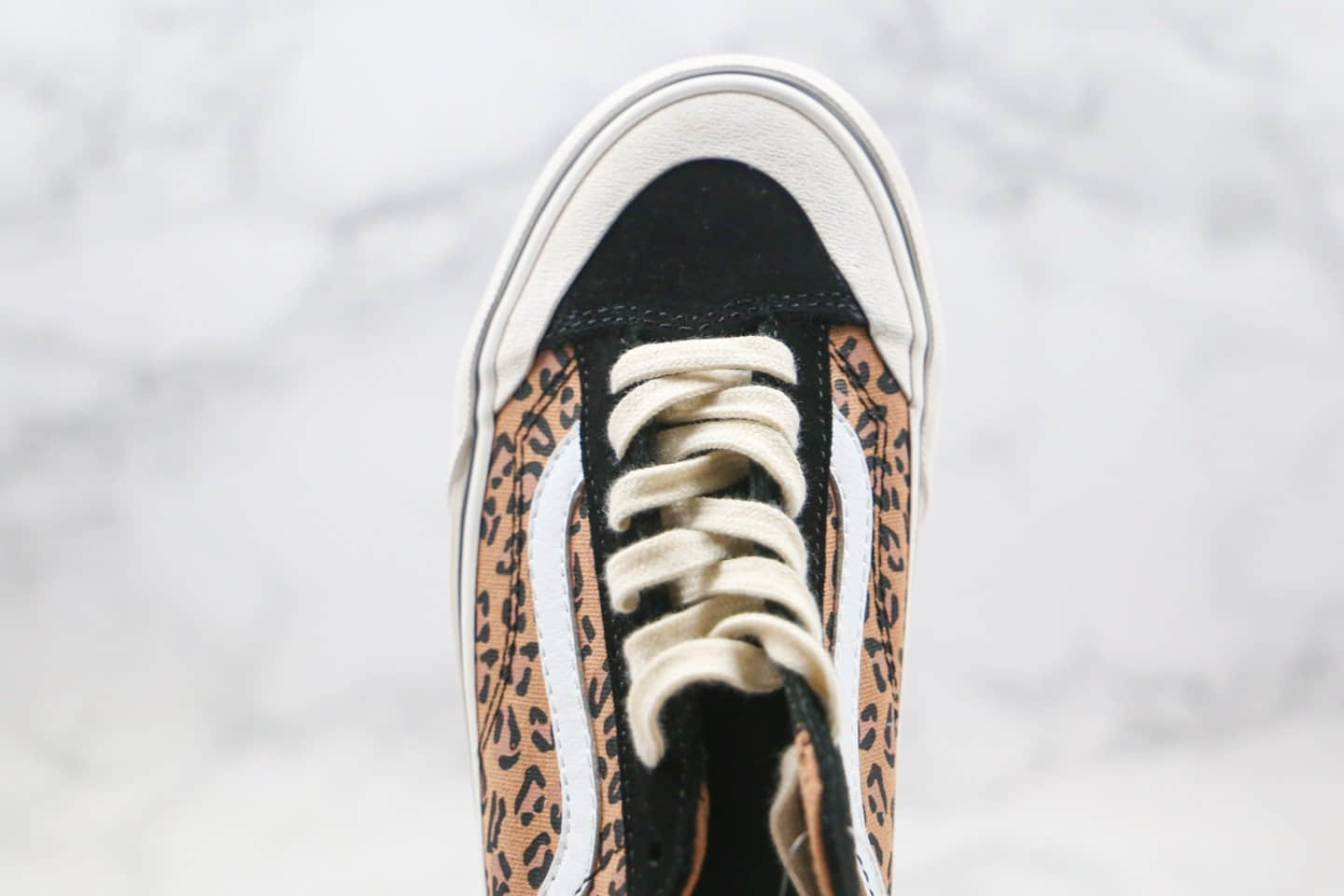 万斯Vans Style 36 Decon SF公司级版本半月包头杀人鲸低帮硫化板鞋豹纹鸳鸯鞋舌工艺硫化一比一