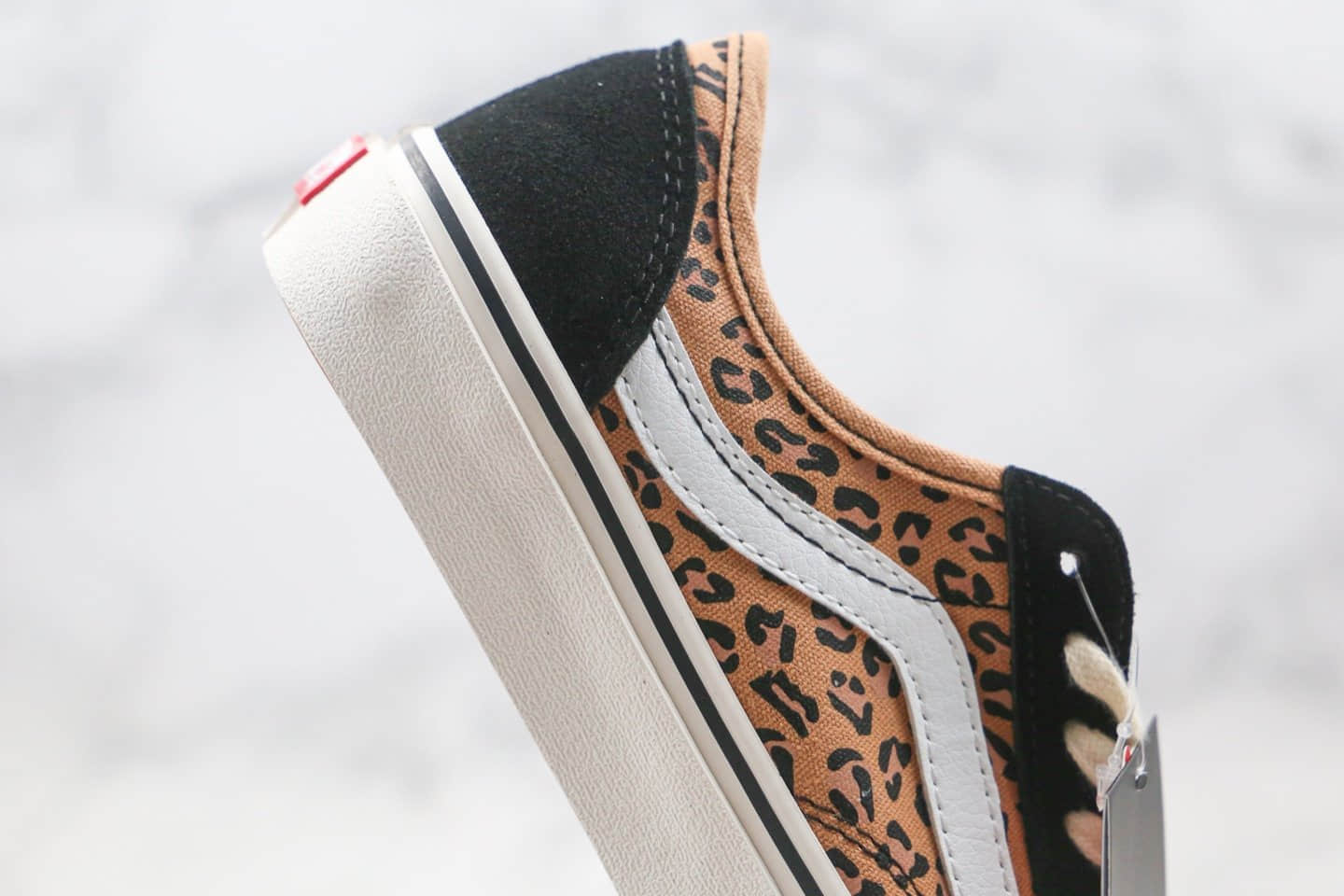 万斯Vans Style 36 Decon SF公司级版本半月包头杀人鲸低帮硫化板鞋豹纹鸳鸯鞋舌工艺硫化一比一