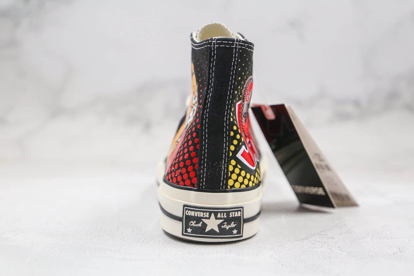 匡威Tom & Jerry x Converse Chuck 70公司级版本猫和老鼠联名板鞋汤姆杰瑞蓝底双围条 货号:165635C