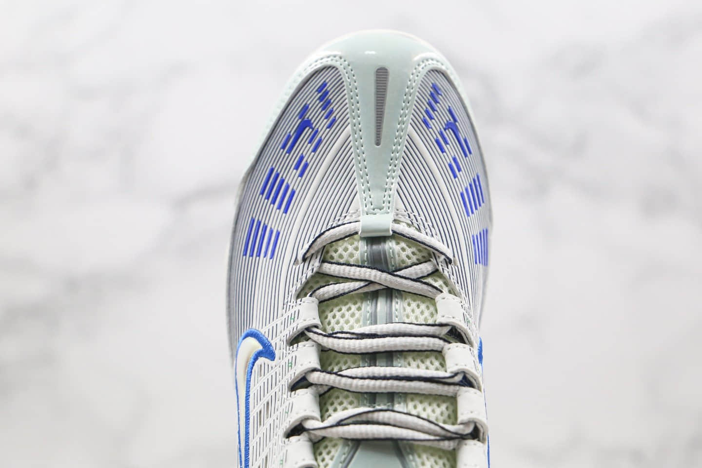 耐克Nike Air Vapormax 360公司级版本全掌气垫跑鞋蓝绿色原楦原纸版开发 货号:CK9671-001