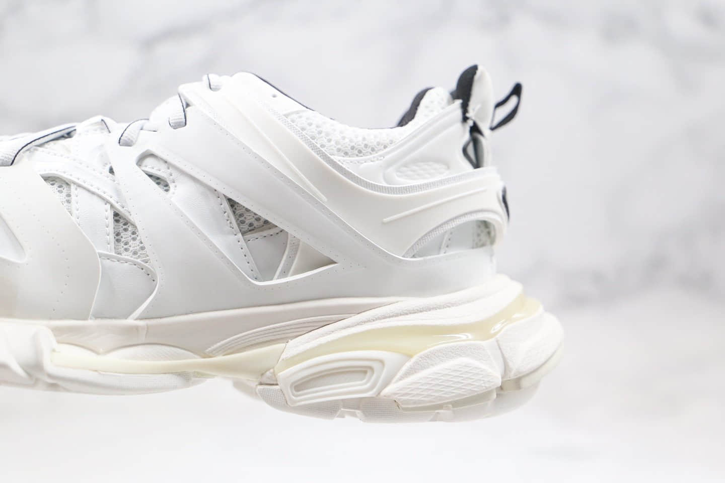 巴黎世家Balenciaga Sneaker Tess 3.0纯原版本复古老爹鞋3.0纯白色原装大盒