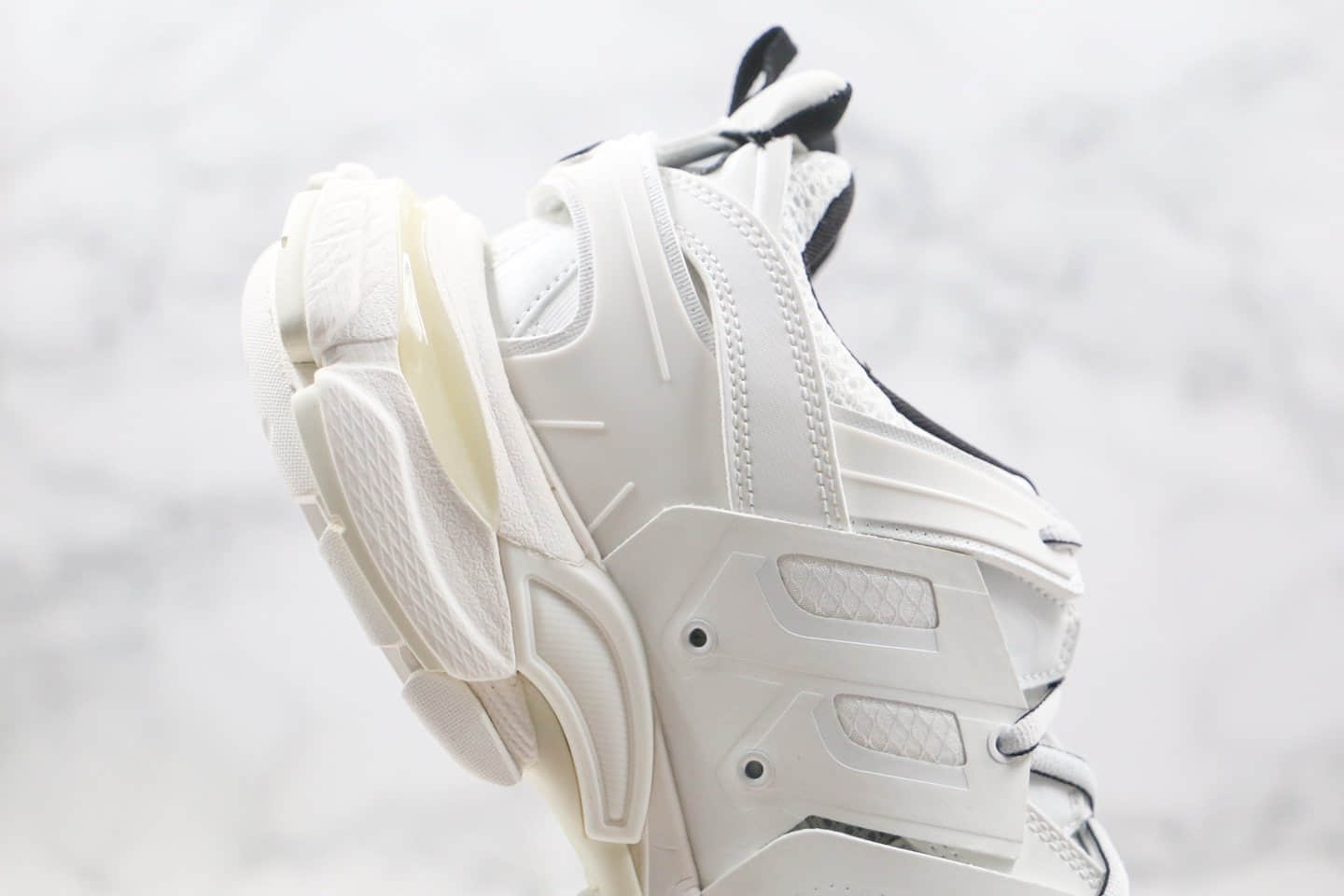 巴黎世家Balenciaga Sneaker Tess 3.0纯原版本复古老爹鞋3.0纯白色原装大盒