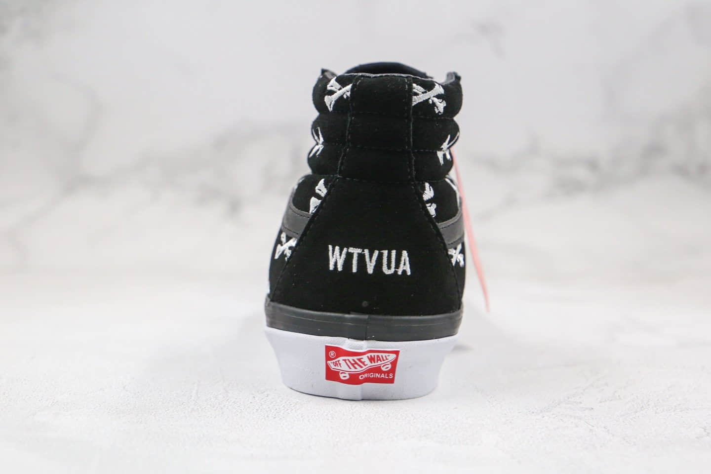 万斯WTAPS x Vans OG Sk8-Hi Lx公司级版本联名高帮麂皮板鞋黑色骨棒原厂档案数据开发 货号：VN0A4BVB20P