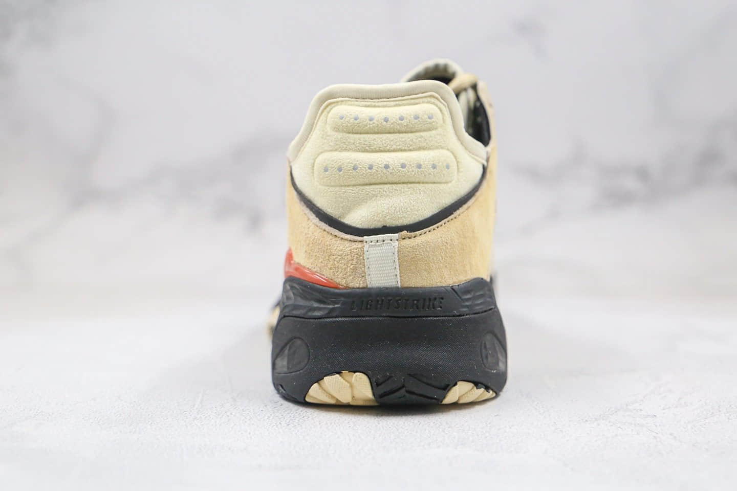 阿迪达斯adidas Originals Niteball纯原版本复古街球系列米黄黑色老爹鞋原楦头纸板打造 货号：FX0363