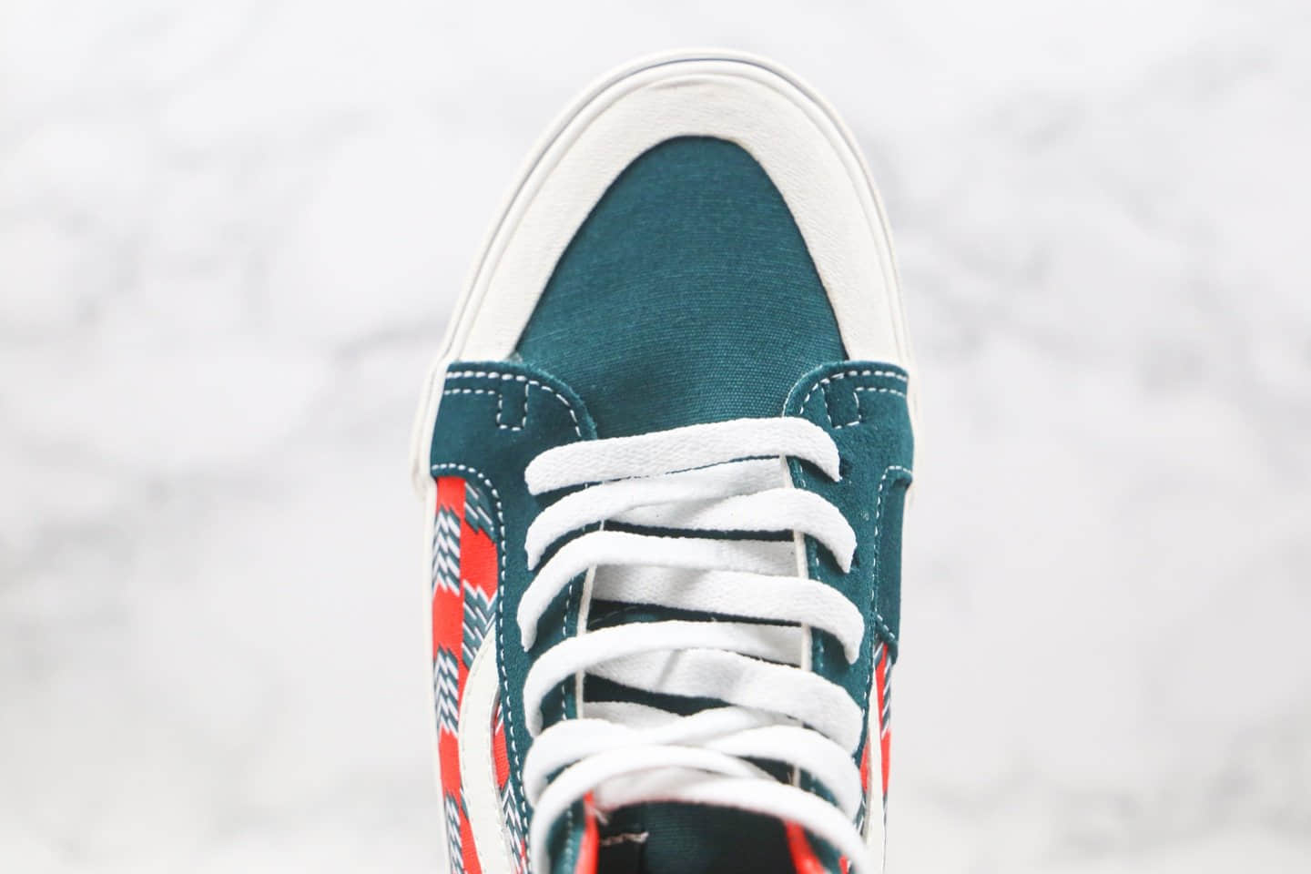 万斯VANS Sk8-Hi 138 Decon SF SURF公司级版本高帮冲浪系列红绿箭头麂皮拼接帆布鞋原盒原标原楦头纸板打造 货号:VN0A3MV122N