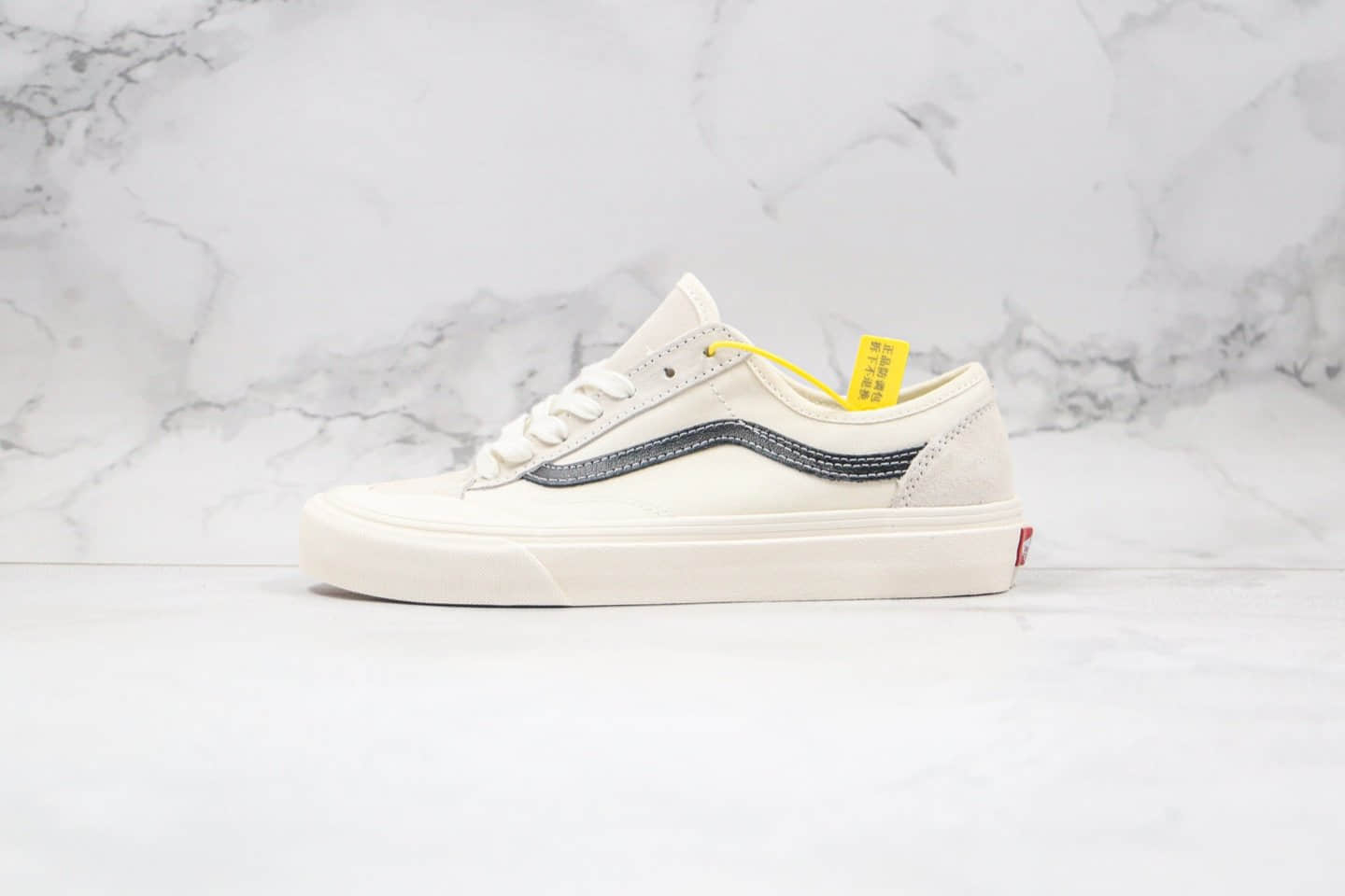 万斯Vans Style 36 Cecon SF公司级版本低帮安娜海姆米白色权志龙同款硫化帆布鞋原档案数据开发 货号：VN0A3MVLN8K