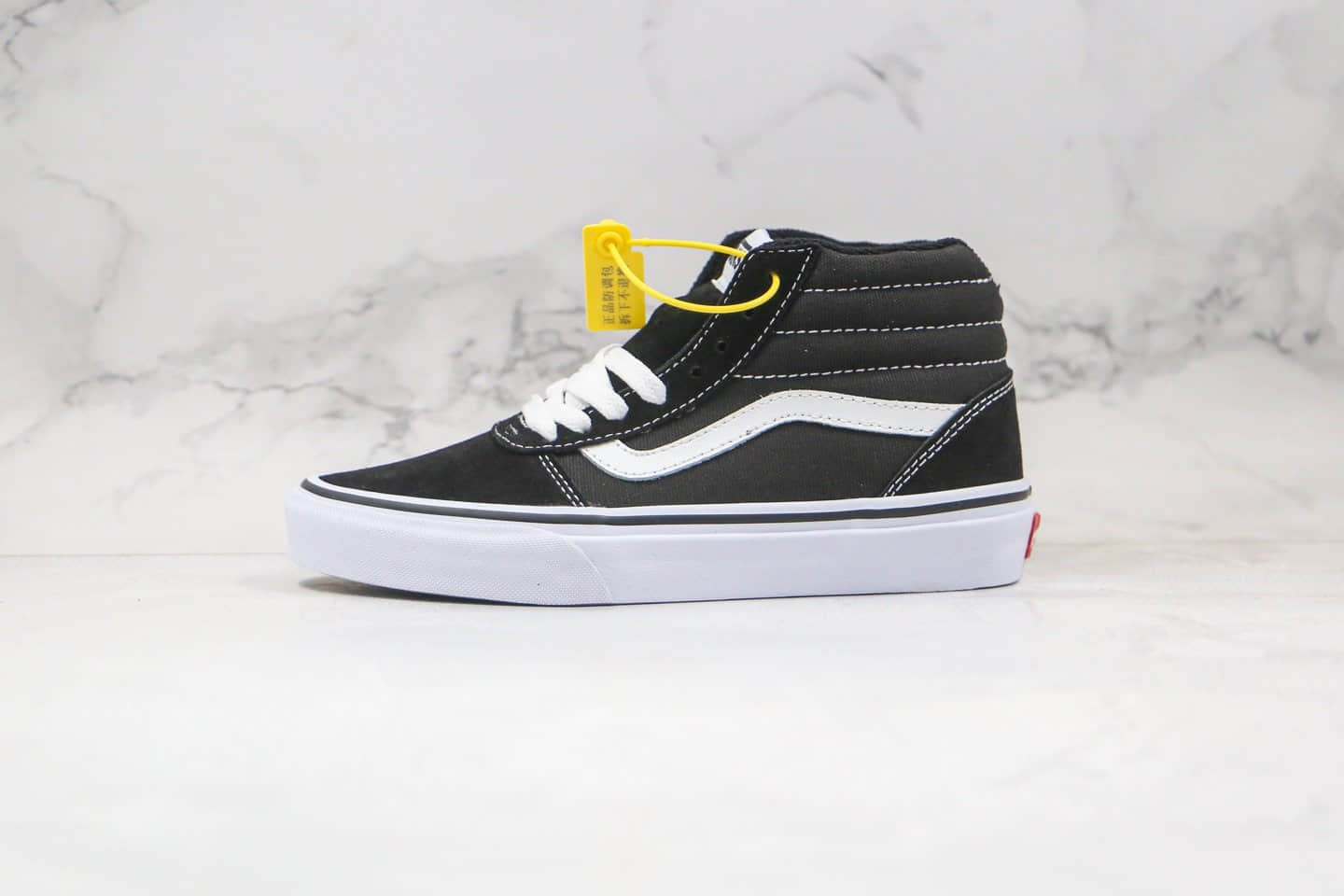 万斯Vans Ward 085 hi公司级版本高帮经典款黑白色帆布板鞋原楦头纸板打造 货号:VN0A36ENC4R1