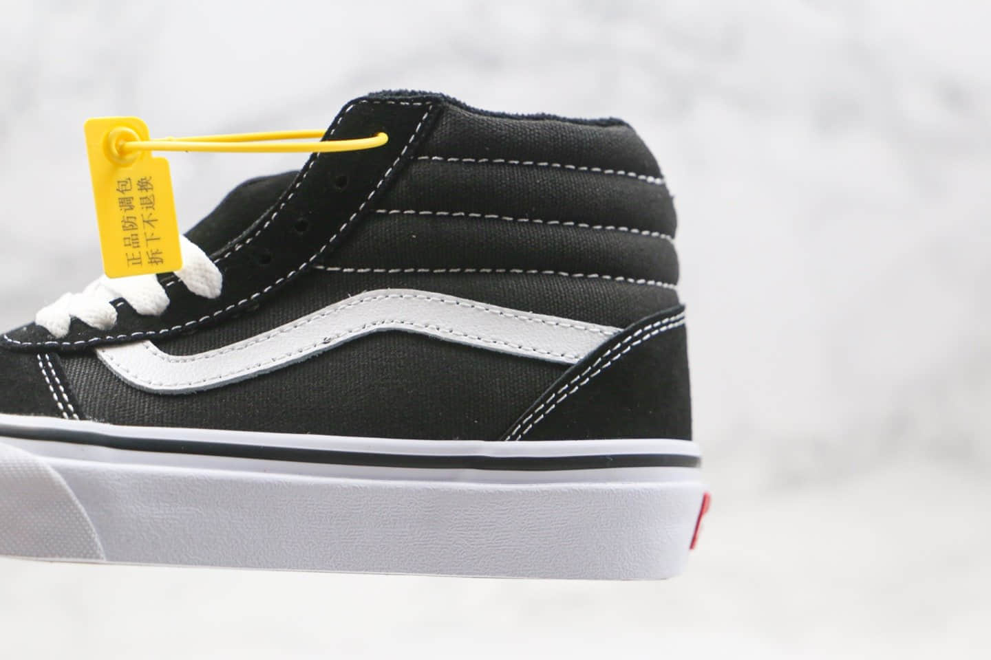 万斯Vans Ward 085 hi公司级版本高帮经典款黑白色帆布板鞋原楦头纸板打造 货号:VN0A36ENC4R1