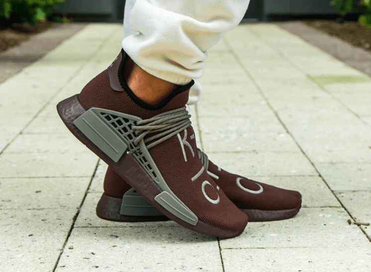 巧克力色调！全新菲董 x adidas NMD Hu上脚图释出！ 货号：GY0090