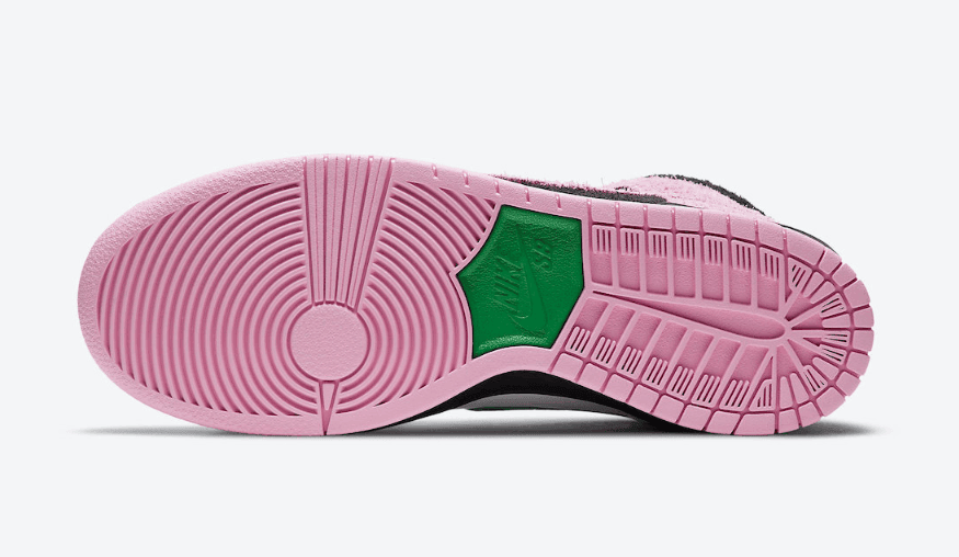 撞色拼接鸳鸯设计！这双Nike SB Dunk High还有隐藏细节！ 货号：CU7349-001