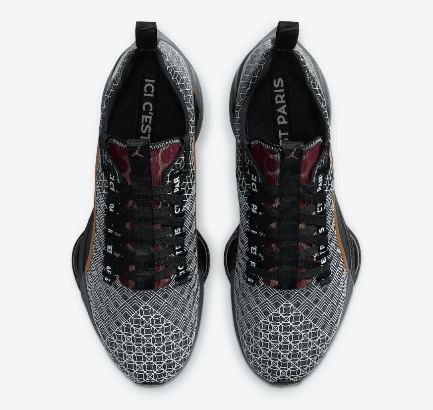 大巴黎Jordan Air Zoom Renegade官图释出!10月10日发售! 货号:CZ3957-001