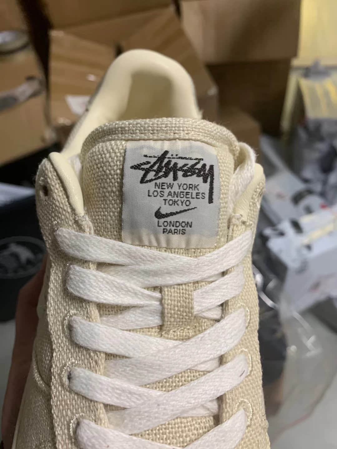 Stussy x AF1释出实物细节图！绝对又是一匹联名黑马！