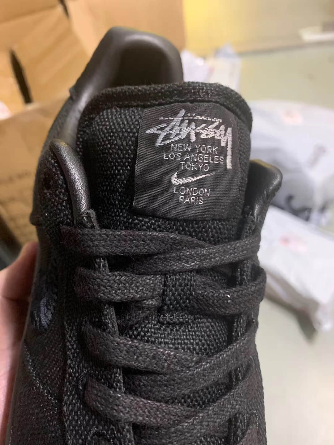 Stussy x AF1释出实物细节图！绝对又是一匹联名黑马！