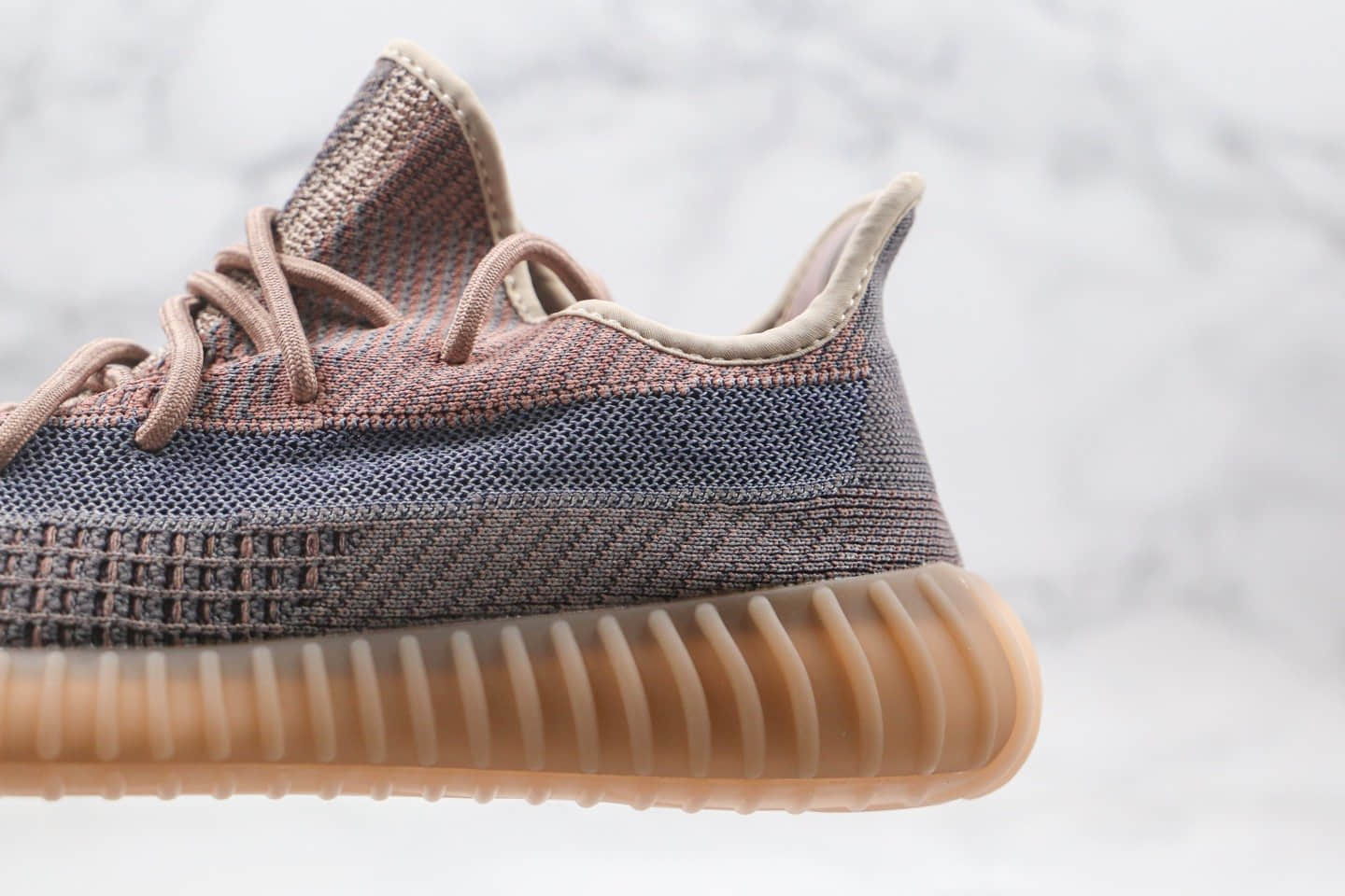 阿迪达斯adidas Yeezy Boost 350 V2 YECHER纯原版本椰子350V2爆米花跑鞋貂红水洗棕色原厂巴斯夫爆米花大底 货号：H02795