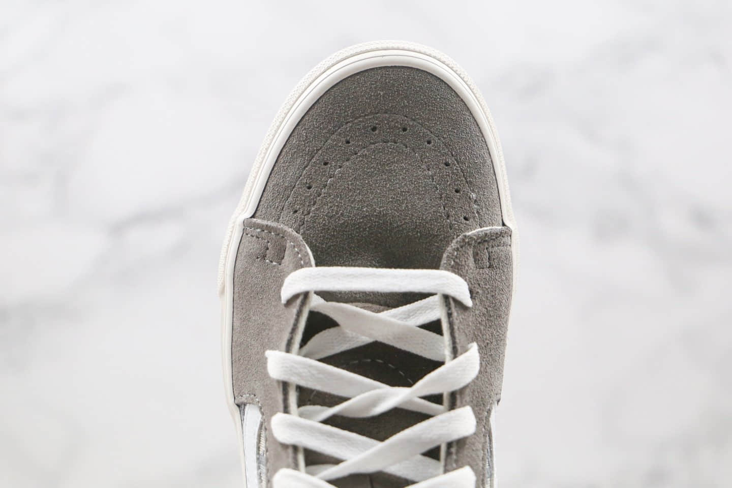 万斯Dior x Vans Sk8-Hi公司级版本迪奥联名高帮帆布硫化板鞋岩石灰原厂档案开发铝楦版型