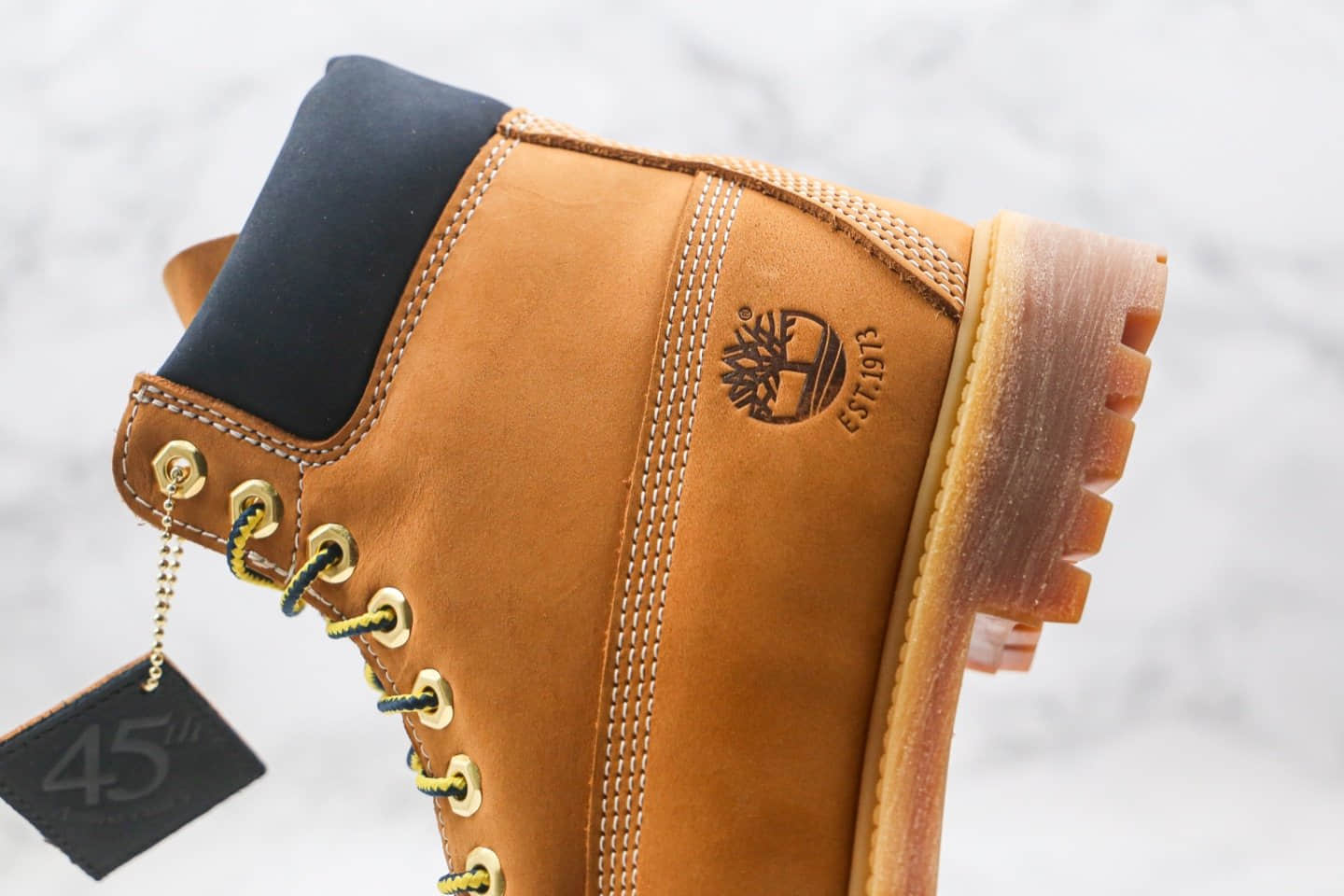 天伯伦Timberland添柏岚45周年小麦色大黄靴纯原版本原鞋开模一比一打造