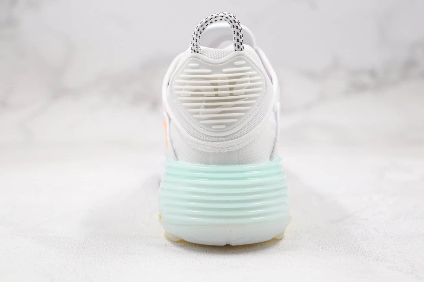 耐克Nike Air Vapormax 2090纯原版本半掌气垫Max2090白橙色内置真小潘气垫 货号：DA1502-100