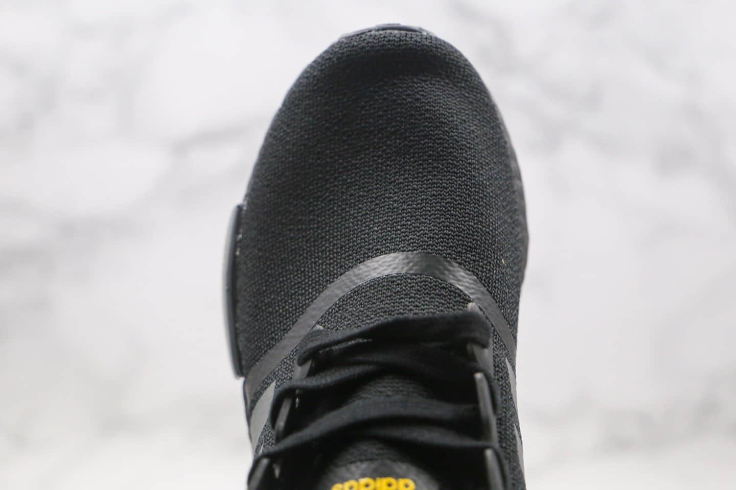 阿迪达斯adidas NMD R1公司级版本爆米花针织网面跑鞋黑灰色原楦开发 货号：B8303