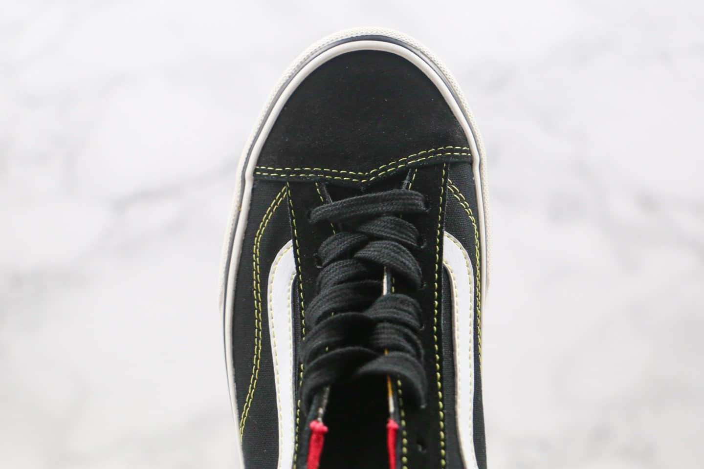 万斯Vans Style 36公司级版本低帮运动冲浪系列红色鞋口低帮帆布鞋原楦头纸板打造