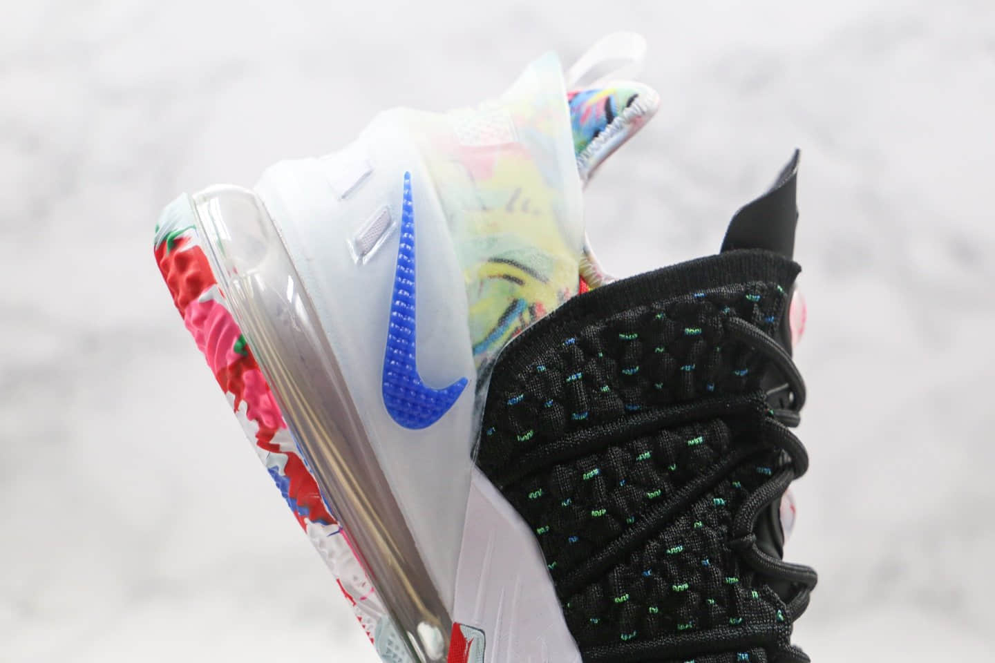 耐克NIKE LEBRON XVII LOW EP纯原版本詹姆斯17代篮球鞋黑黄蓝色内置真实气垫支持实战 货号:CQ9283-002