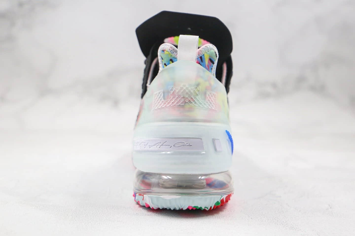 耐克NIKE LEBRON XVII LOW EP纯原版本詹姆斯17代篮球鞋黑黄蓝色内置真实气垫支持实战 货号:CQ9283-002