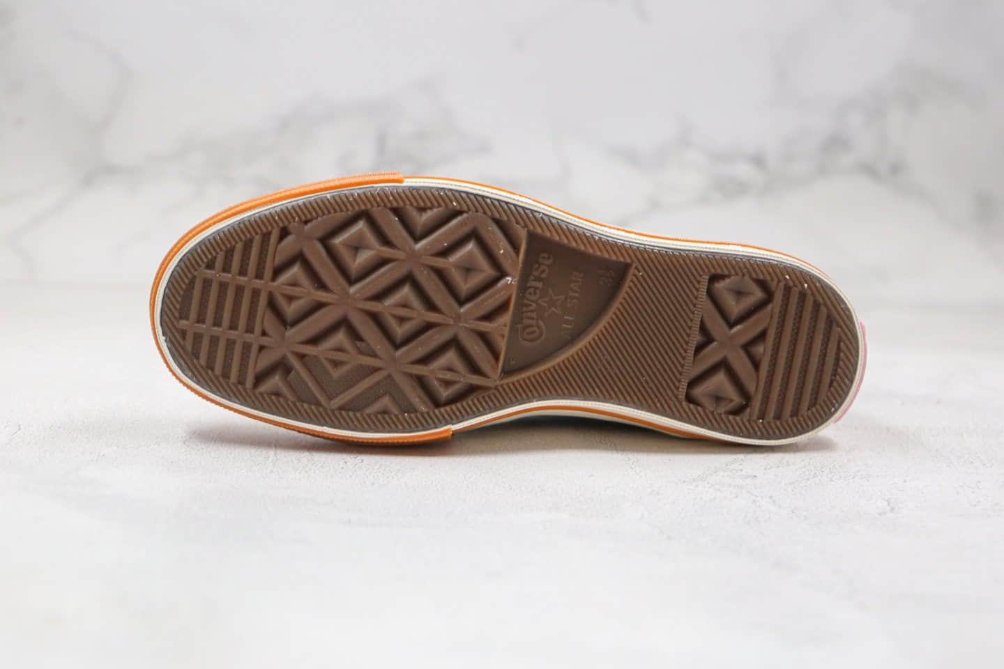 匡威Converse Chuck 70公司级版本高帮哭脸黑绿色拼接硫化板鞋原厂硫化大底 货号:169843C