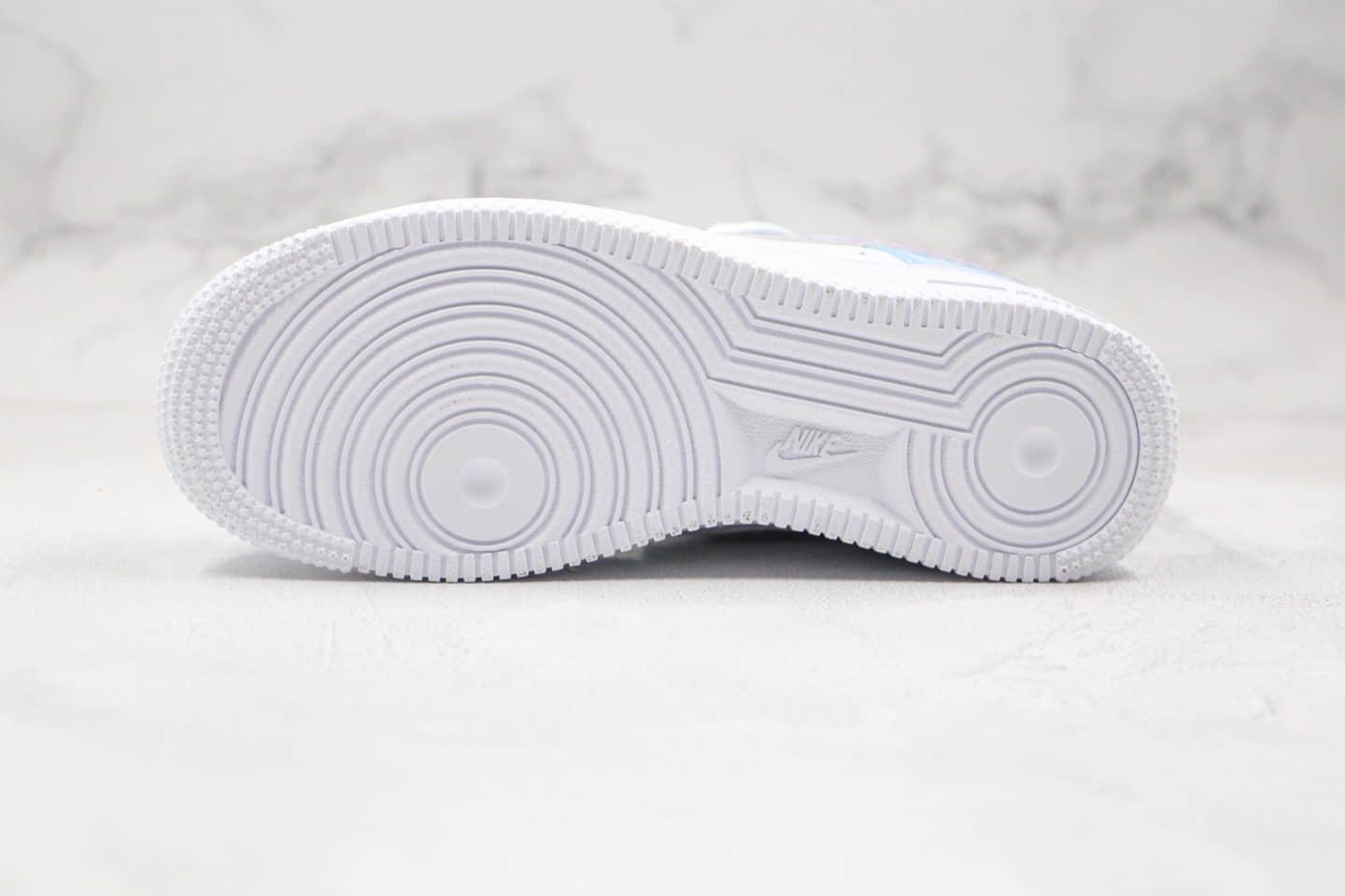 耐克Nike Air Force 1 07纯原版本低帮空军一号泼墨蓝紫色板鞋原盒原标原档案数据开发 货号:CZ6928-100