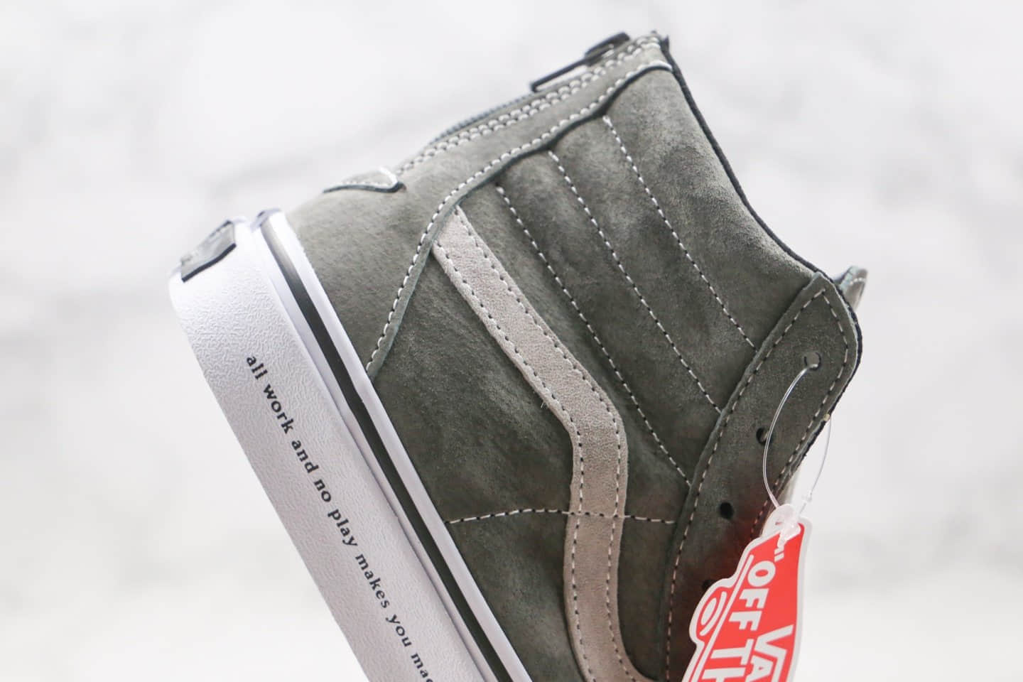 万斯Vans SK8-Hi x Madness高帮余文乐联名款公司级版本麂皮拉链硫化板鞋原厂DT代出品