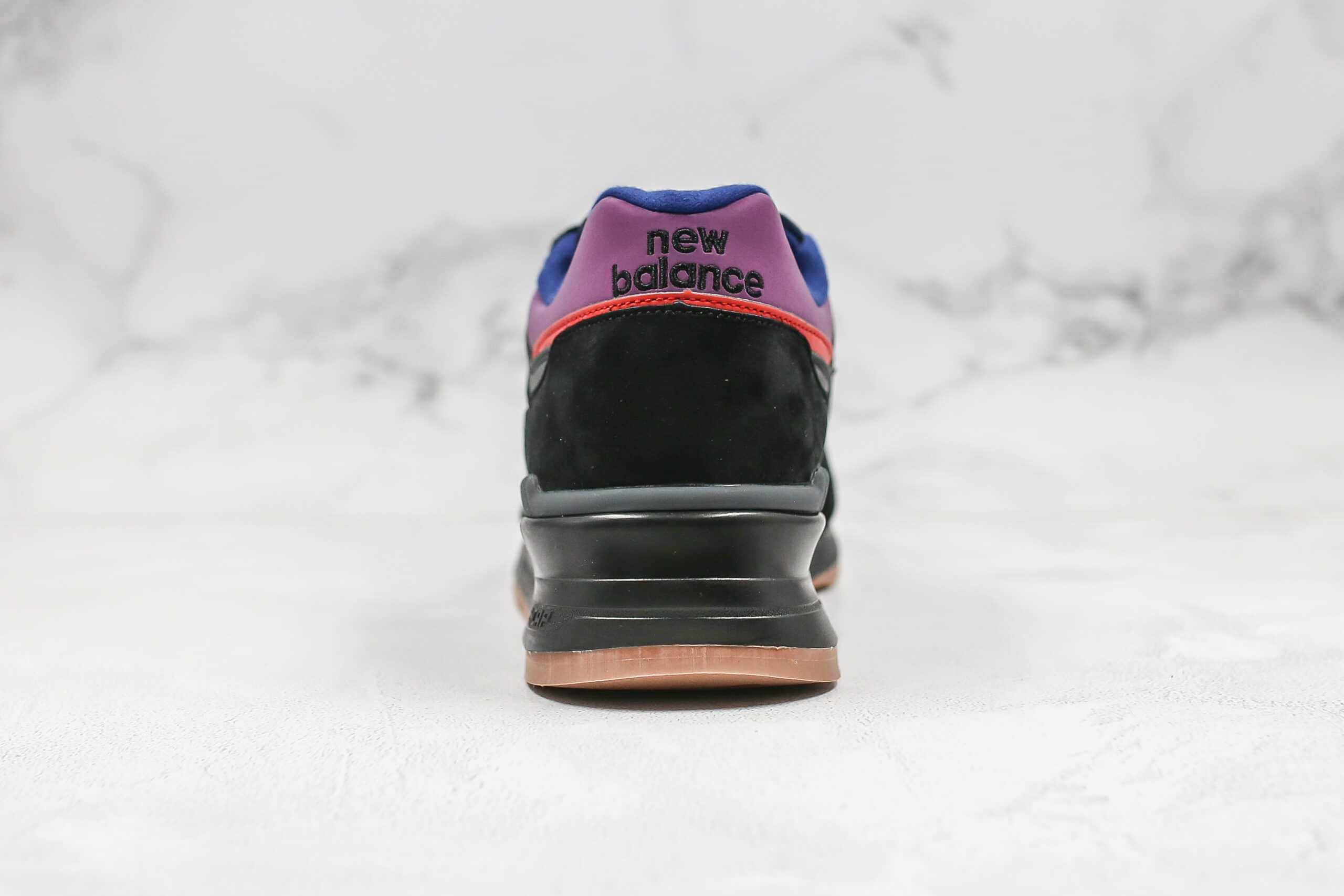 新百伦New Balance M997纯原版本复古慢跑鞋NB997黑紫色原档案数据开发 货号：M997CSS