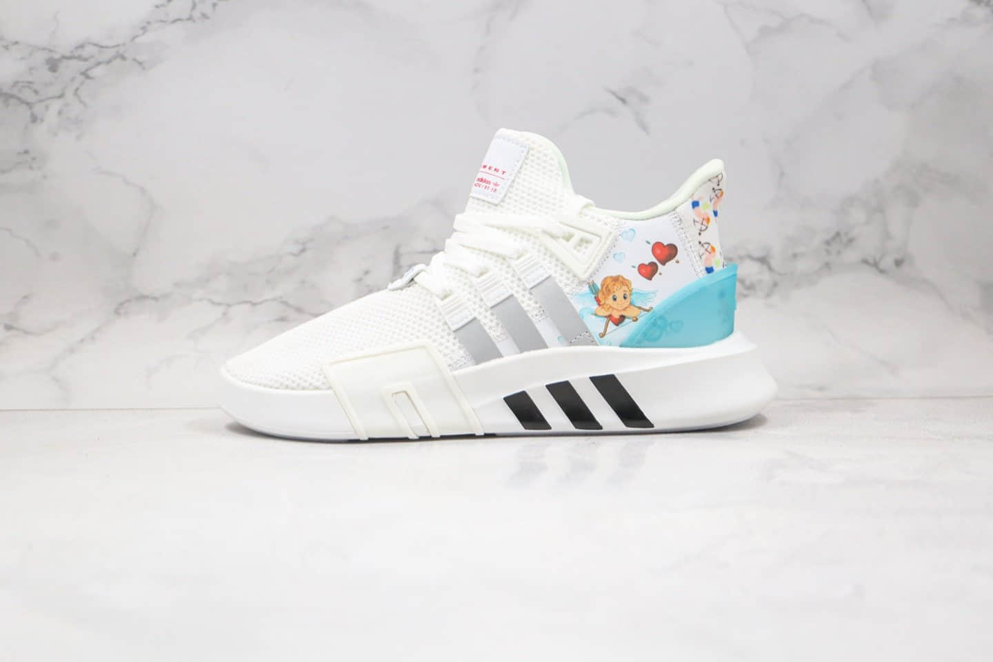 阿迪达斯Adidas EQT BASK ADV纯原版本三叶草EQT支撑者系列复古慢跑鞋皮卡丘白蓝色原档案数据开发 货号：FU9412