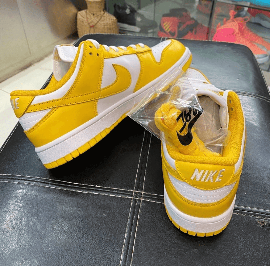 活力白黄装扮!Nike Dunk Low WMNS“ Laser Orange”实物细节图释出! 货号:CU1726-901