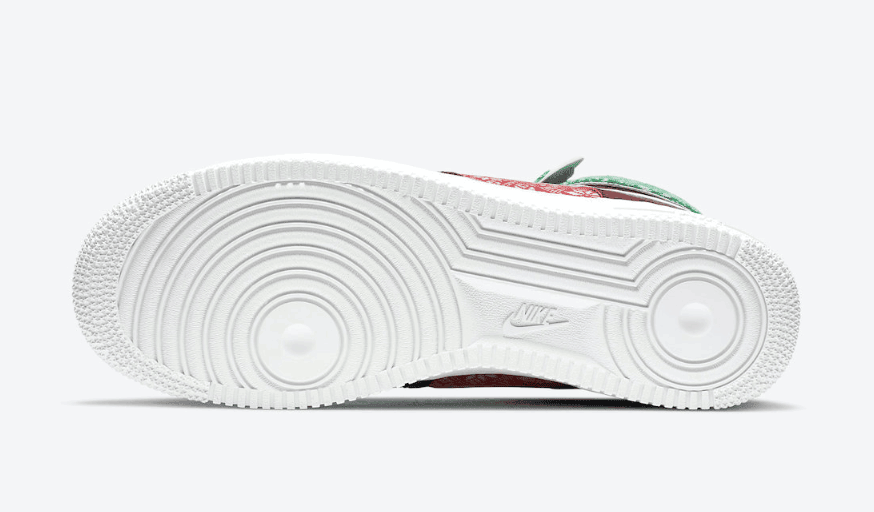 圣诞节主题!这双高帮AF1保暖不输雪地靴! 货号:DC1620-600