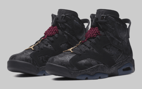 奢华黑丝绸！AJ6光棍节配色11月25日发售！ 货号：DB9818-001