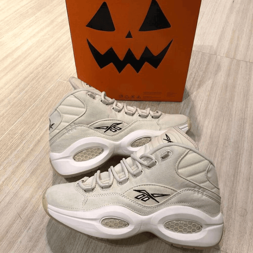 可撕鞋面!Reebok Question Mid 万圣节主题配色10月14日发售! 货号:FZ1357
