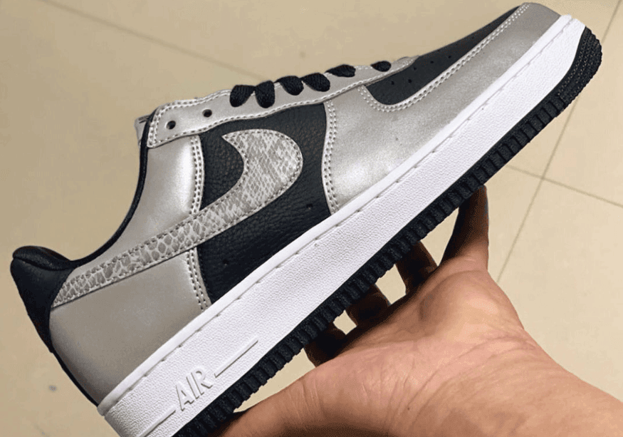 Nike AF1 B反光蛇纹明年回归!这个3M效果超酷! 货号:DJ6033-001